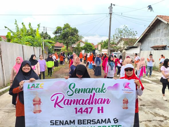 Semarak Tarhib Ramadhan LAZ Cilacap, Sambut Bulan Suci Dengan Sehat Bersama